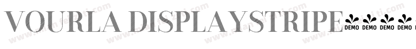 Vourla DisplayStripe字体转换